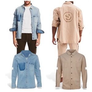 ✨ WHOLESALE DROP: The Ser.o.ya Mens. Shacket Bundle ✨4 styles&Colors 5 M&L items
